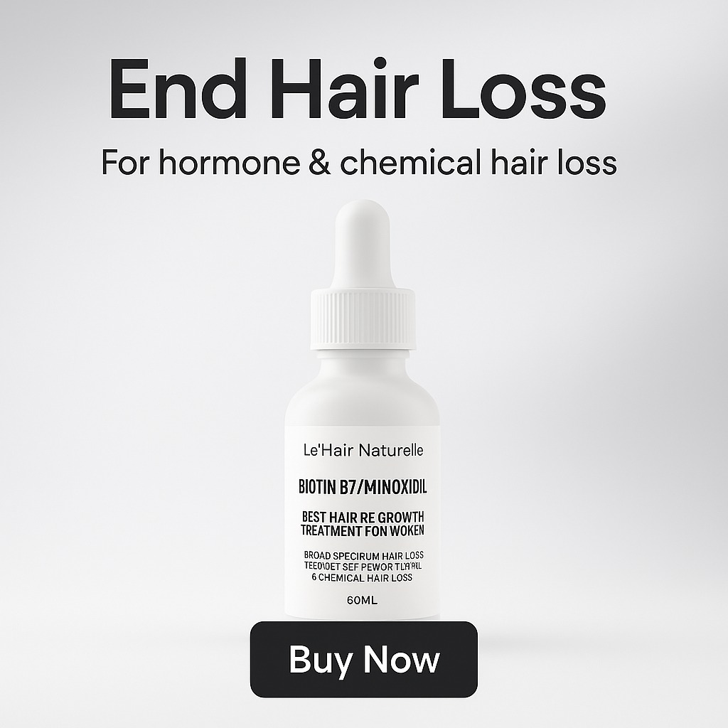 Best Hair Loss Product For Women with Biotin 5% and Minerals 250 pks 2-60ml 2 Months Supply