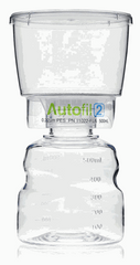 Clear 500ml sterile filtration unit with a 0.22 micron PES membrane for Dulaglutide 15mg peptide research applications.
