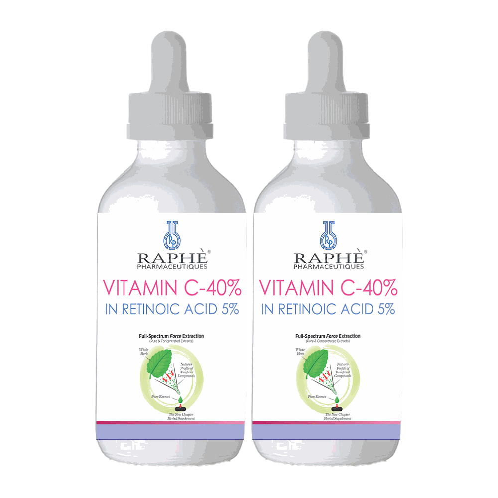 Best Seller Signature Serum vitamin C-40% with retinoic acid 5% for face and neck anti-aging and acne care