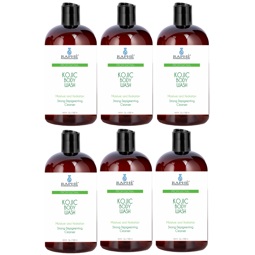Wholesale Unlabeled 3000 Bottles of 16 oz/500 ML Kojic Liquid Kojic Acid Black Soap Concentrate
