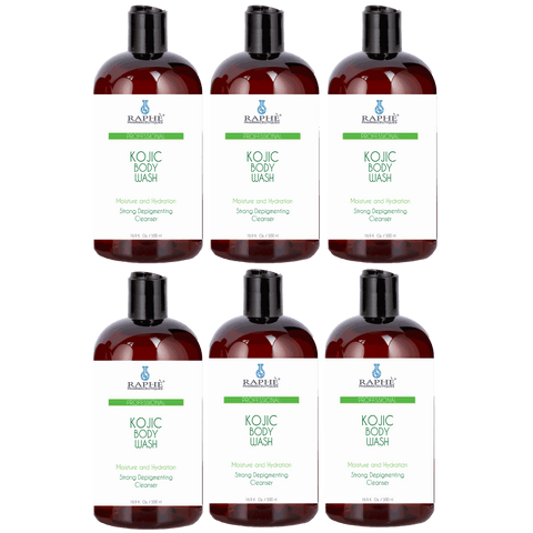 Wholesale Unlabeled 3000 Bottles of 16 oz/500 ML Kojic Liquid Kojic Acid Black Soap Concentrate