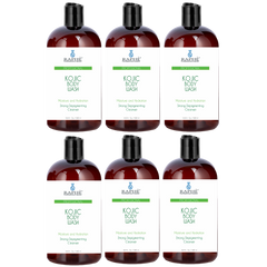 Wholesale Unlabeled 3000 Bottles of 16 oz/500 ML Kojic Liquid Kojic Acid Black Soap Concentrate