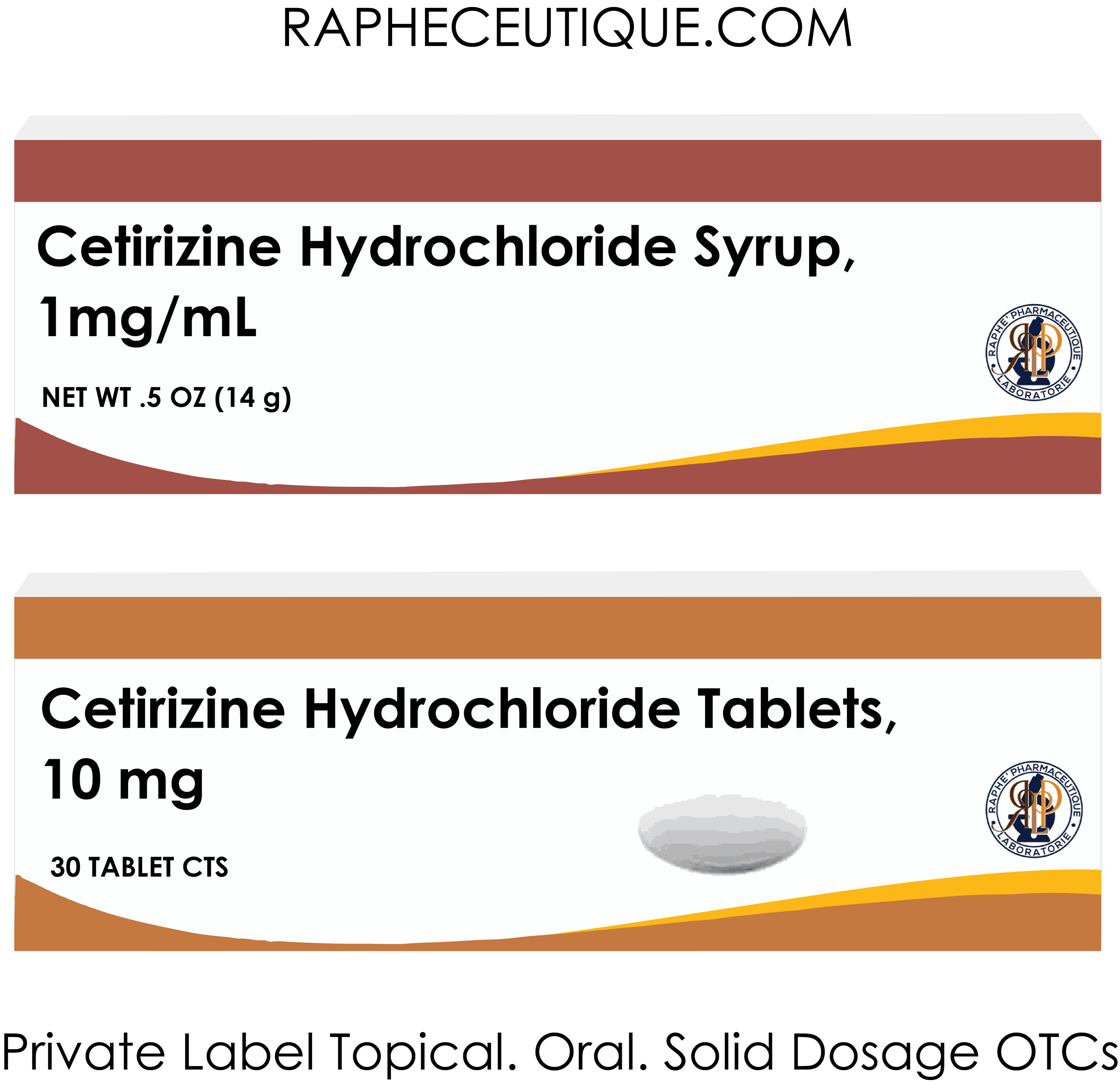 Betamethasone Budesonide Cetirizine Hydrochloride tablets and syrup packaging for anti-inflammatory and allergy relief medications