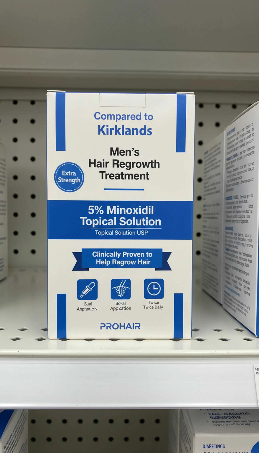 Private label Minoxidil solution 5% topical hair regrowth treatment for men