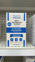 Private label Minoxidil solution 5% topical hair regrowth treatment for men