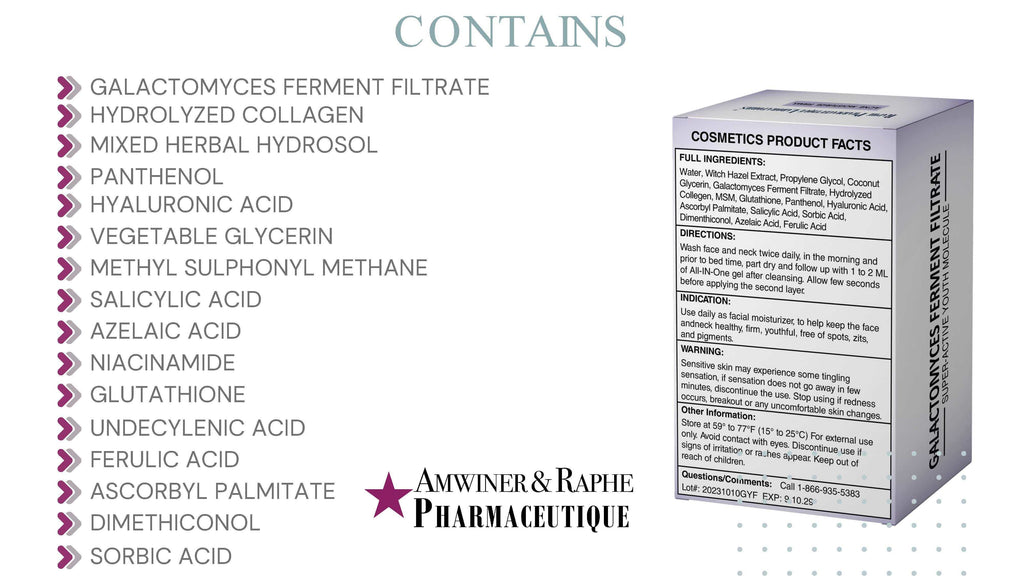 Acne treatment face moisturizer with provitamin B5 collagen and antioxidants in 2 x 60ml serum pack