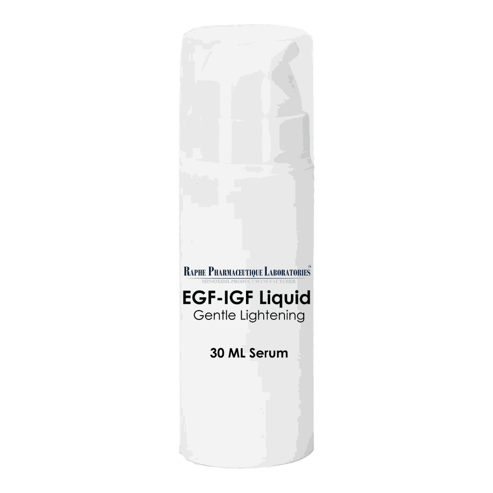 EGF Liquid Gentle Lightening Serum 30ml bottle for skin brightening and scar lightening with hydrating cleanser and vibrasonic applicator included