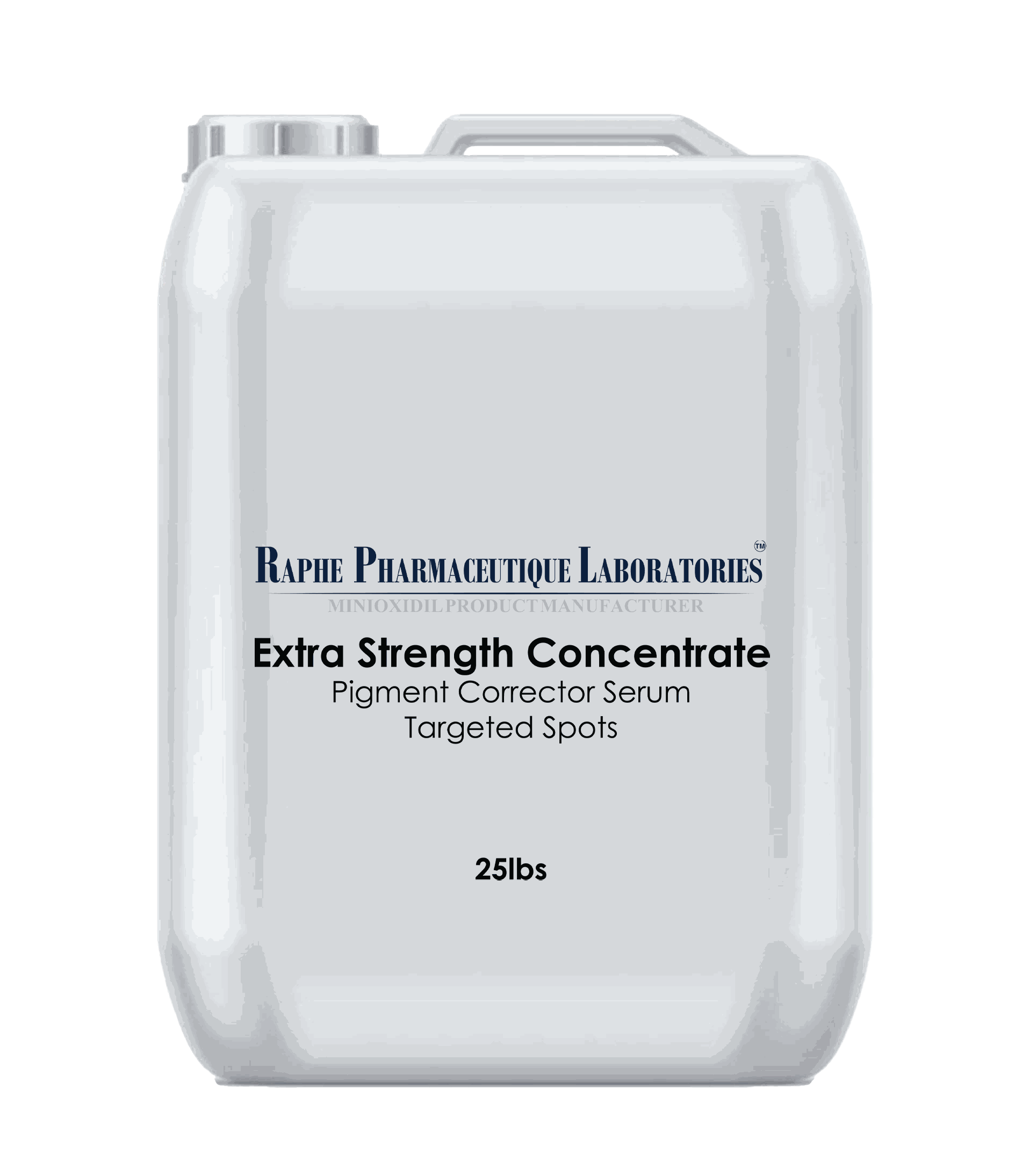 25lbs bulk container of Extra Strength Pigment Correcting Gel Concentrate Serum for spot removal and even skin tone