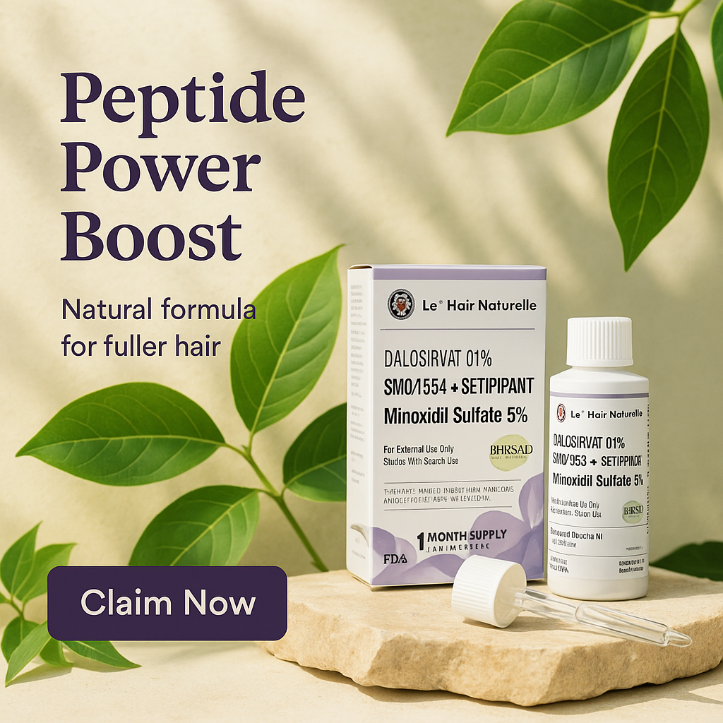 New Research Hair Loss Prevention Product DALOSIRVAT, SM04554, and SETIPIPRANT250 Packs of 2-60ml 2 Months Supply