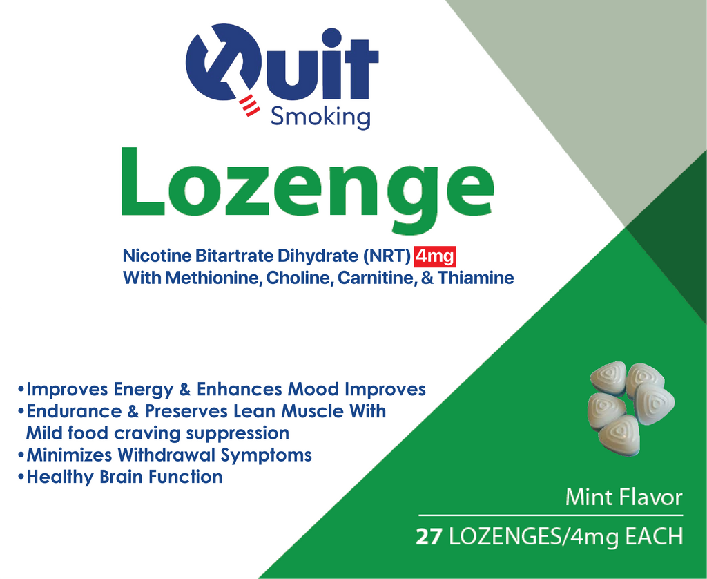 Private Label NRT Active Lozenges Chewing Gum With Vitamin B12 Energy Booster