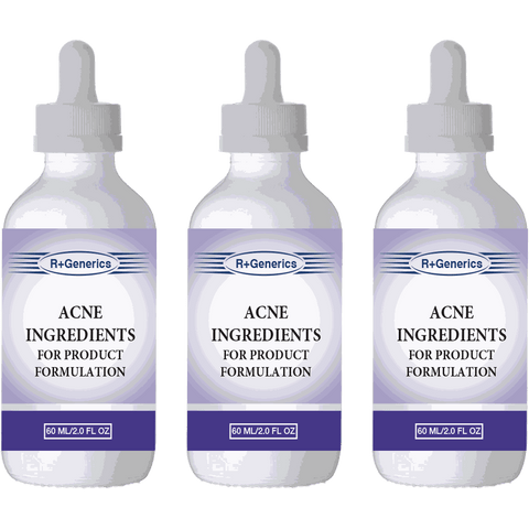 Cosmetics Ingredients For Acne Product Formulation 3-60ml Packs