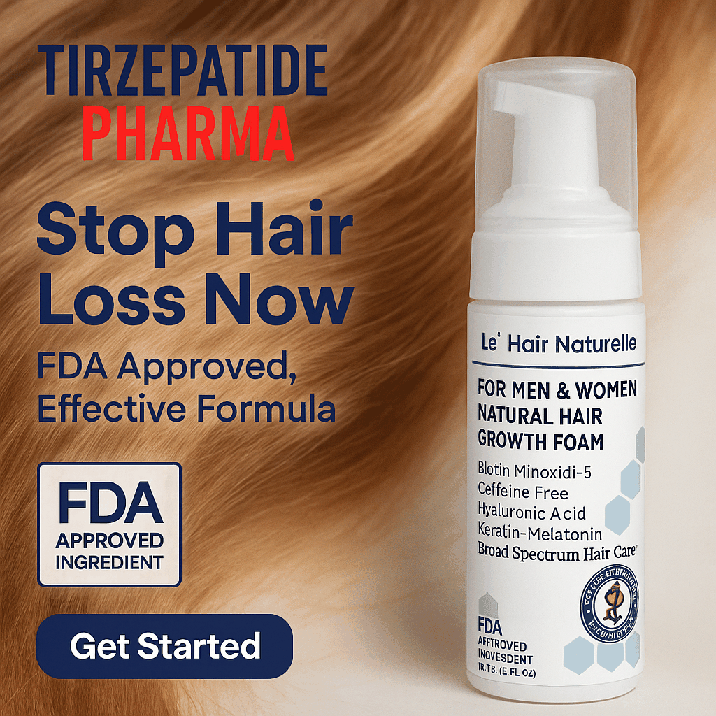 White Label Organic hair Loss treatment foam-24-50ml Pack