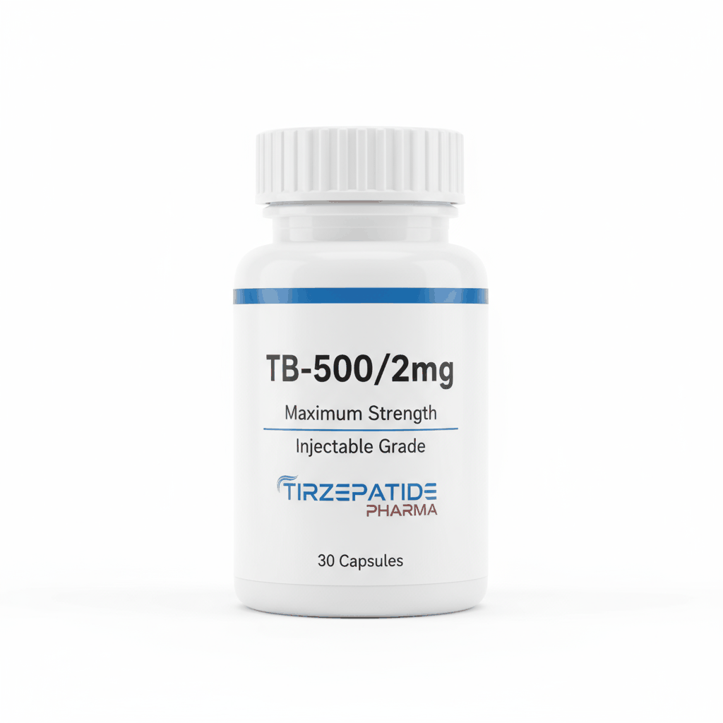 TB-500 2mg injectable grade capsules by Tirzepatide Pharma for tissue repair and inflammation reduction