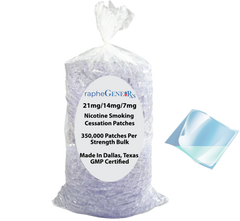 Contract Manufactured Step 1-3 NRT Quit Smoking Transdermal Patch