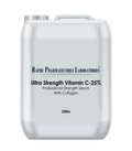 Bulk 25lbs Ultra Strength Vitamin C-25% serum for professional collagen boosting and skin rejuvenation
