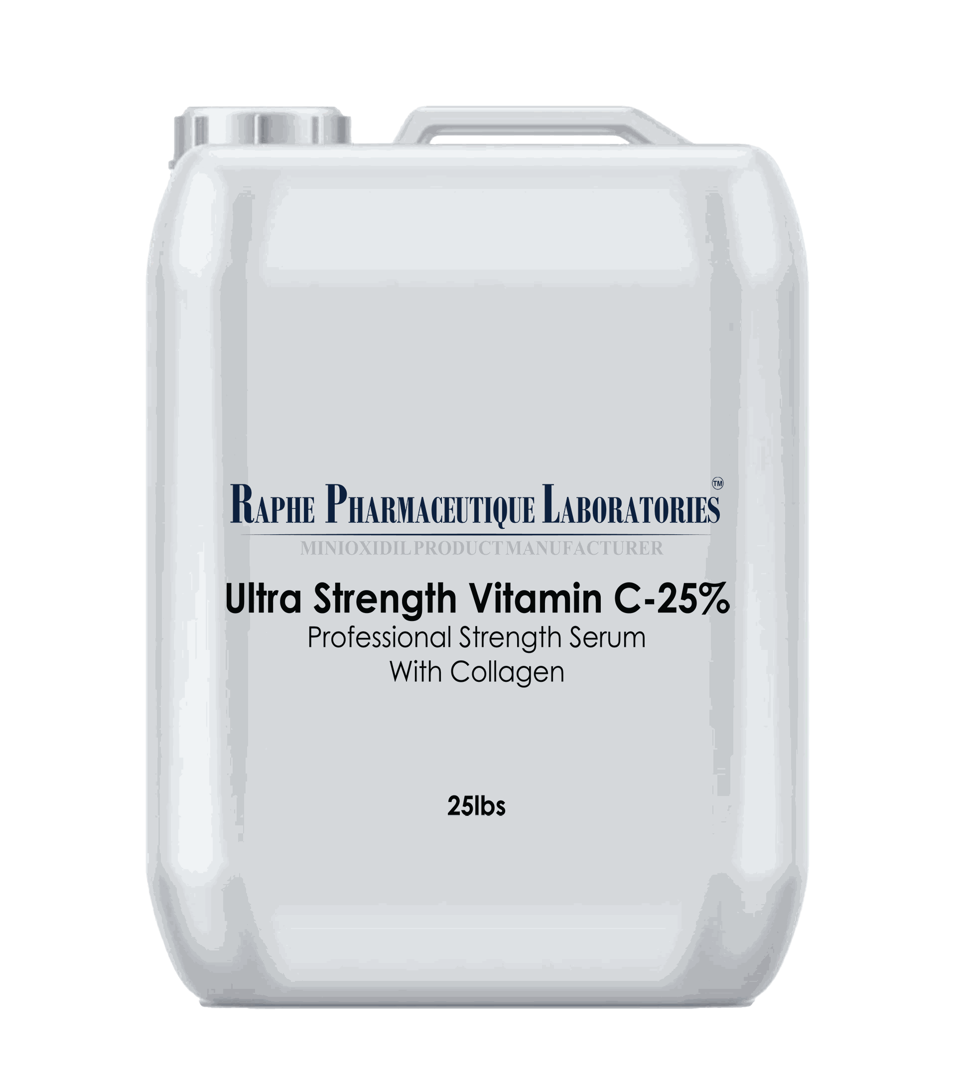 Bulk 25lbs Ultra Strength Vitamin C-25% serum for professional collagen boosting and skin rejuvenation