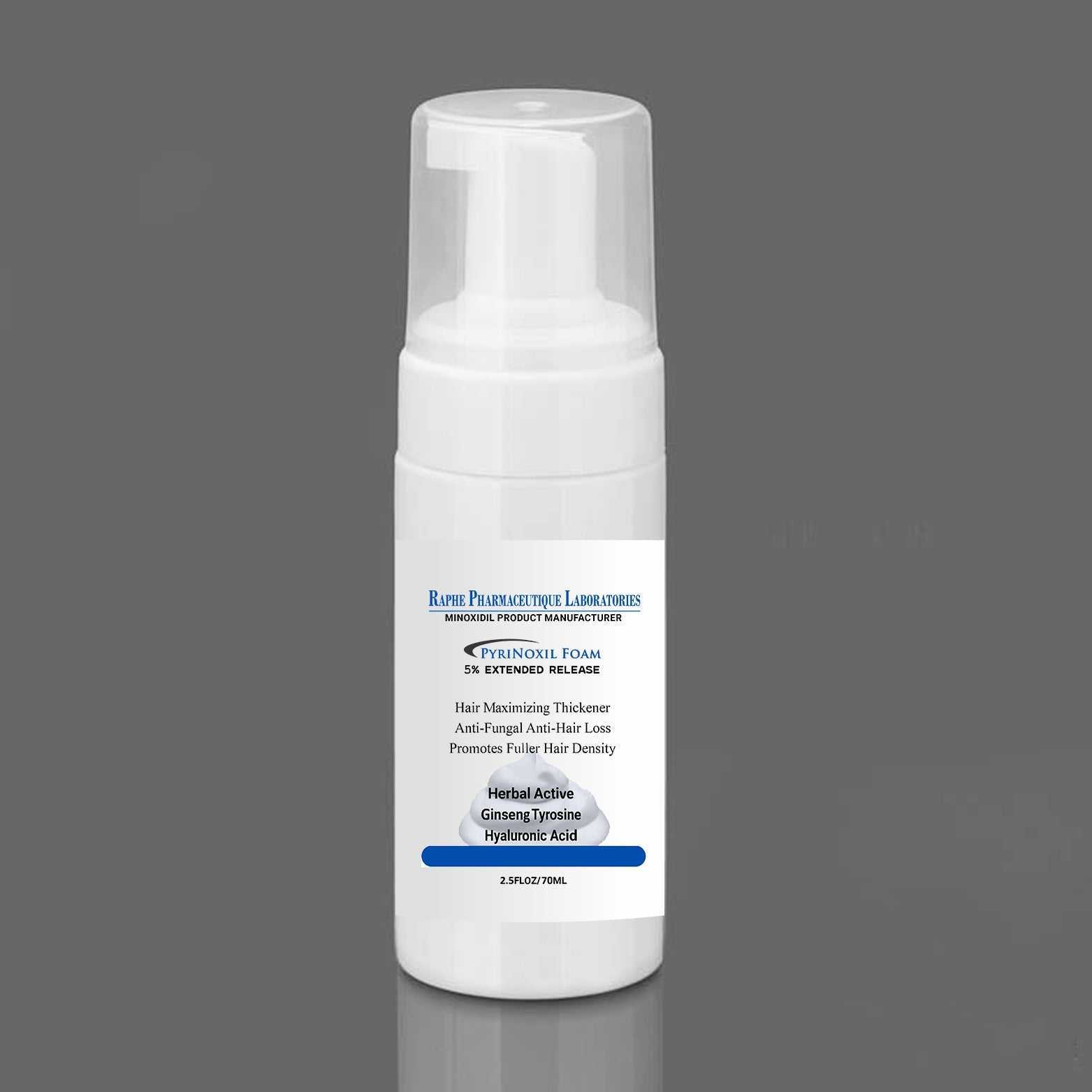 Natural Hair Restoration Foam with 15% Trichogenoxil for men and women, anti-hair loss and thickening treatment.