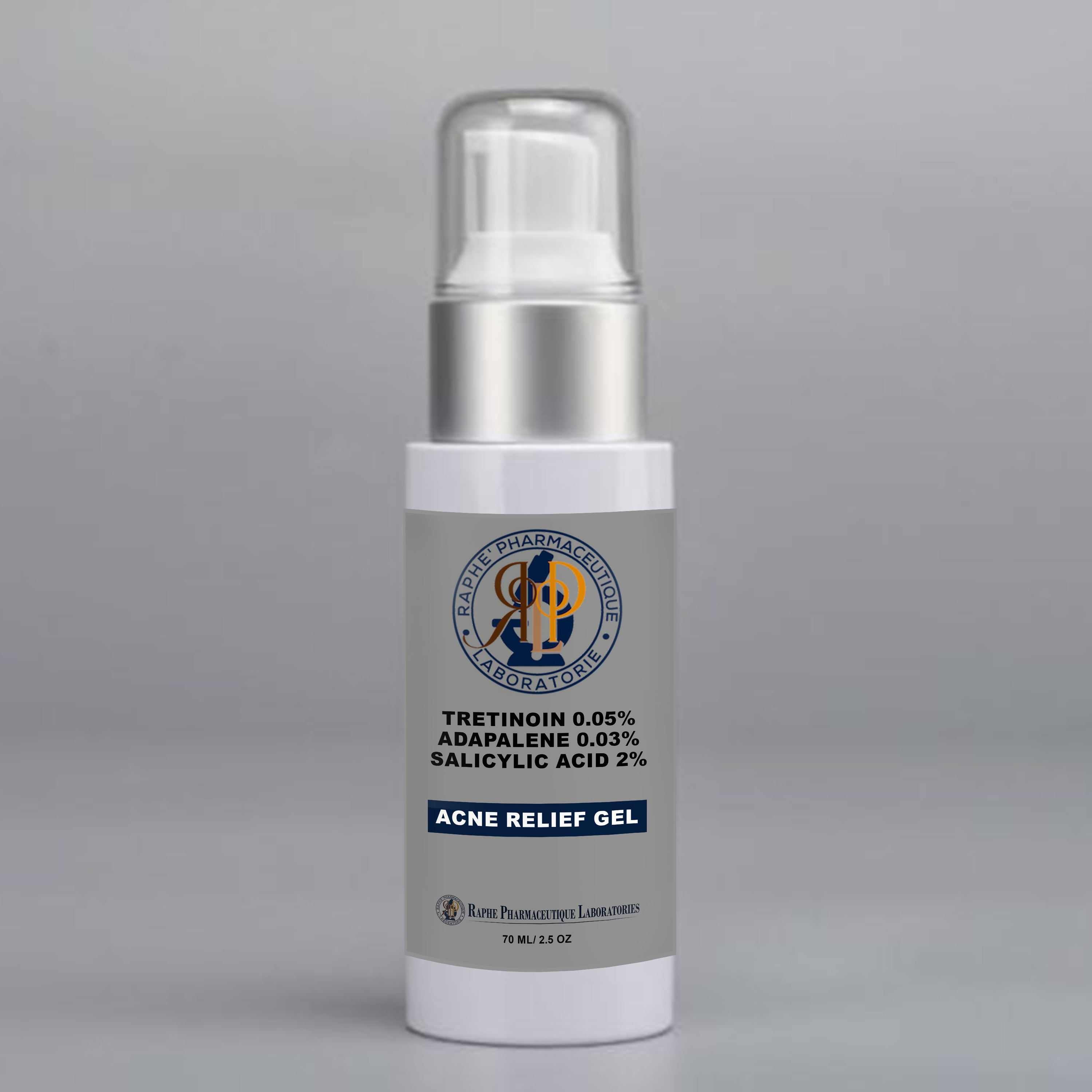 Tretinoin 0.05% Adapalene 0.03% and Salicylic acid 2% Acne Relief Gel
