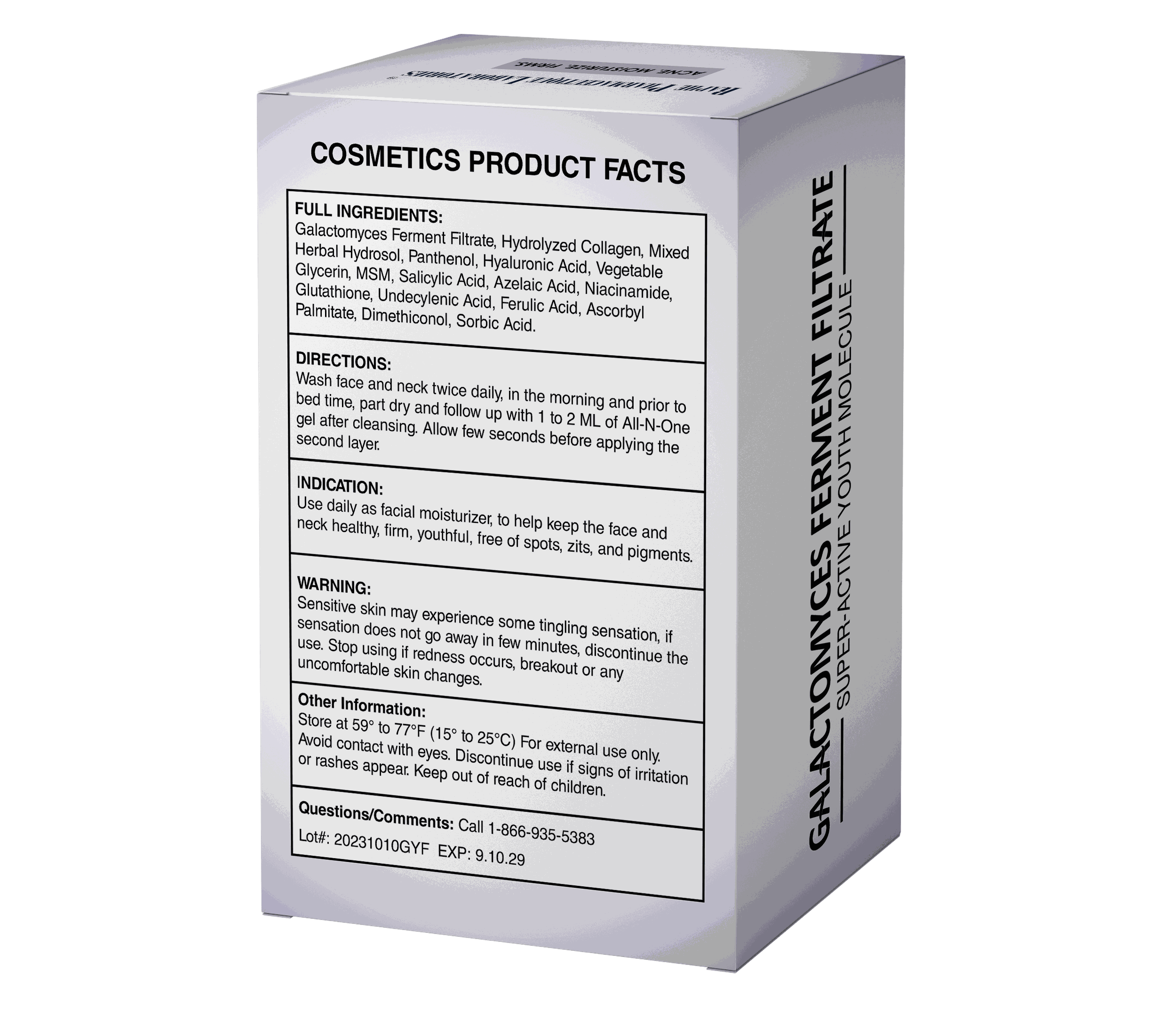 2 in 1 Antioxidant Moisturizer Spots Remover Firm and Lift Serum A Pack of 2