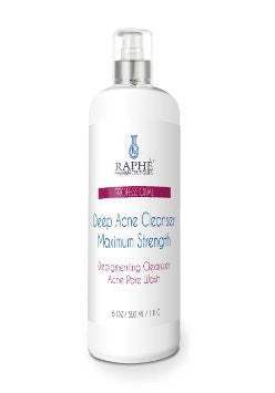 Maximum Strength Acne Cleanser deep acne wash with antioxidants and vitamin C in 5oz bottle for wholesale sale